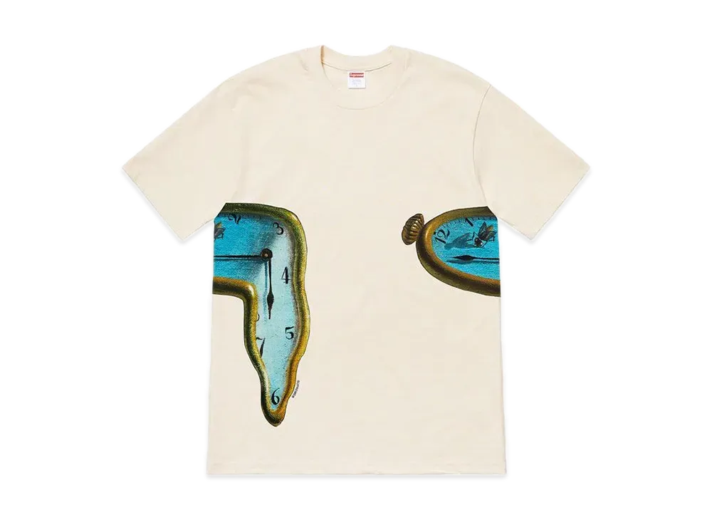 Supreme The Persistence of Memory Tee "Natural
"