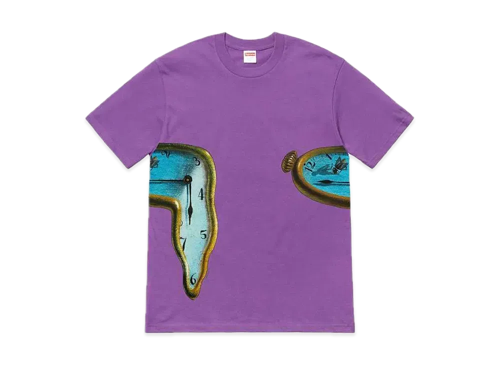 Supreme The Persistence of Memory Tee "Purple"