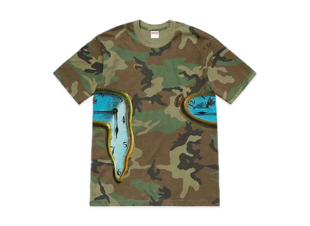 Supreme The Persistence of Memory Tee "Woodland Camo"