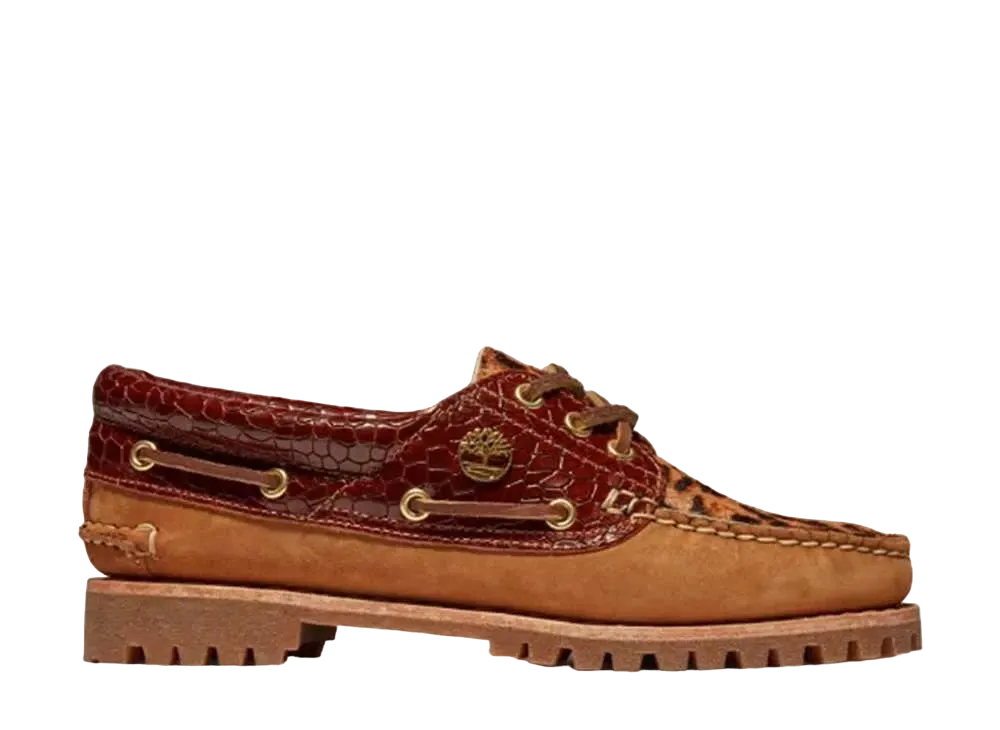 Supreme × Timberland 3 eye Classic Lug "Brown Croc"