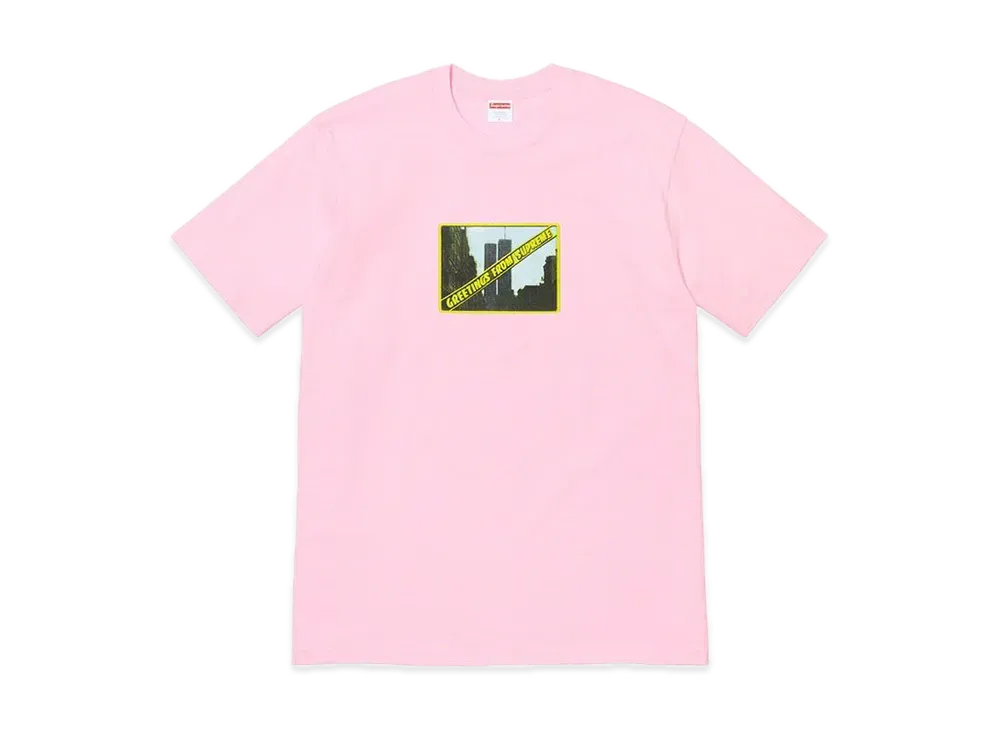 Supreme Greetings Tee "Light Pink"