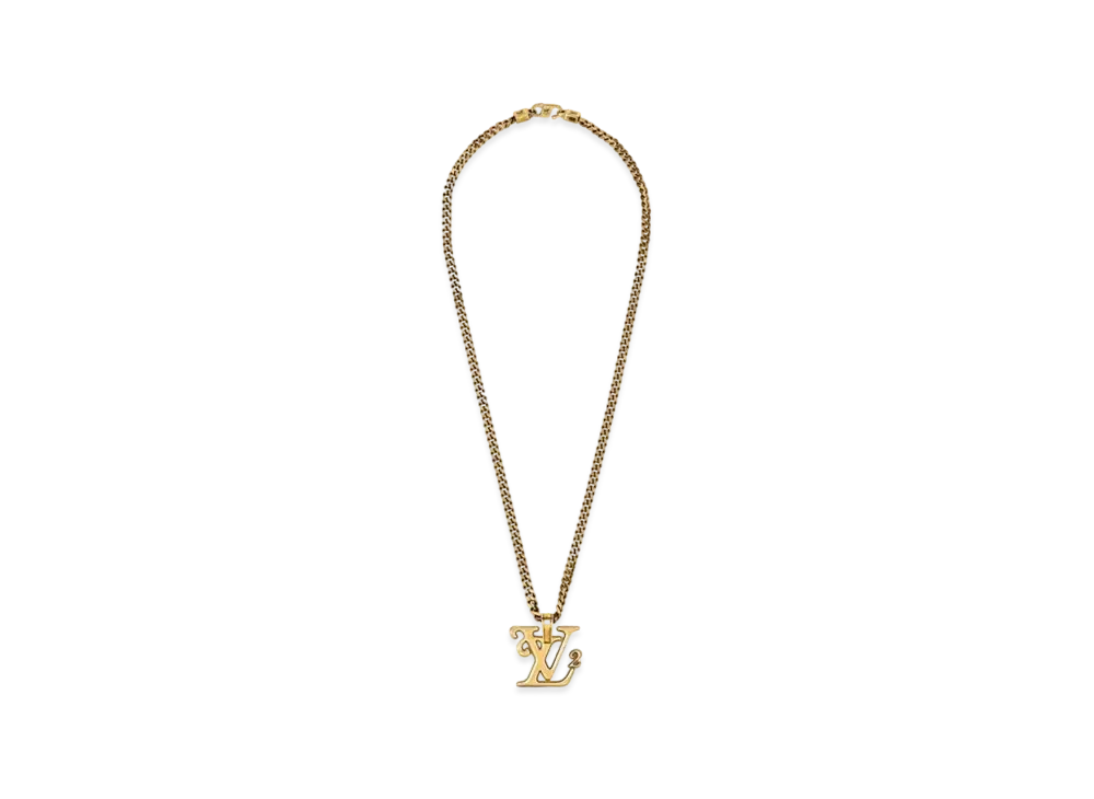 ルイヴィトン ニゴー コリエ スクエアード LV "ゴールド" MP2692