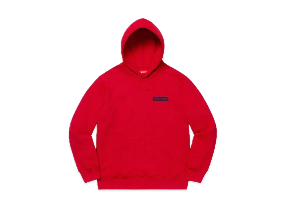 Supreme Stop Crying Hooded Sweatshirt "Red"