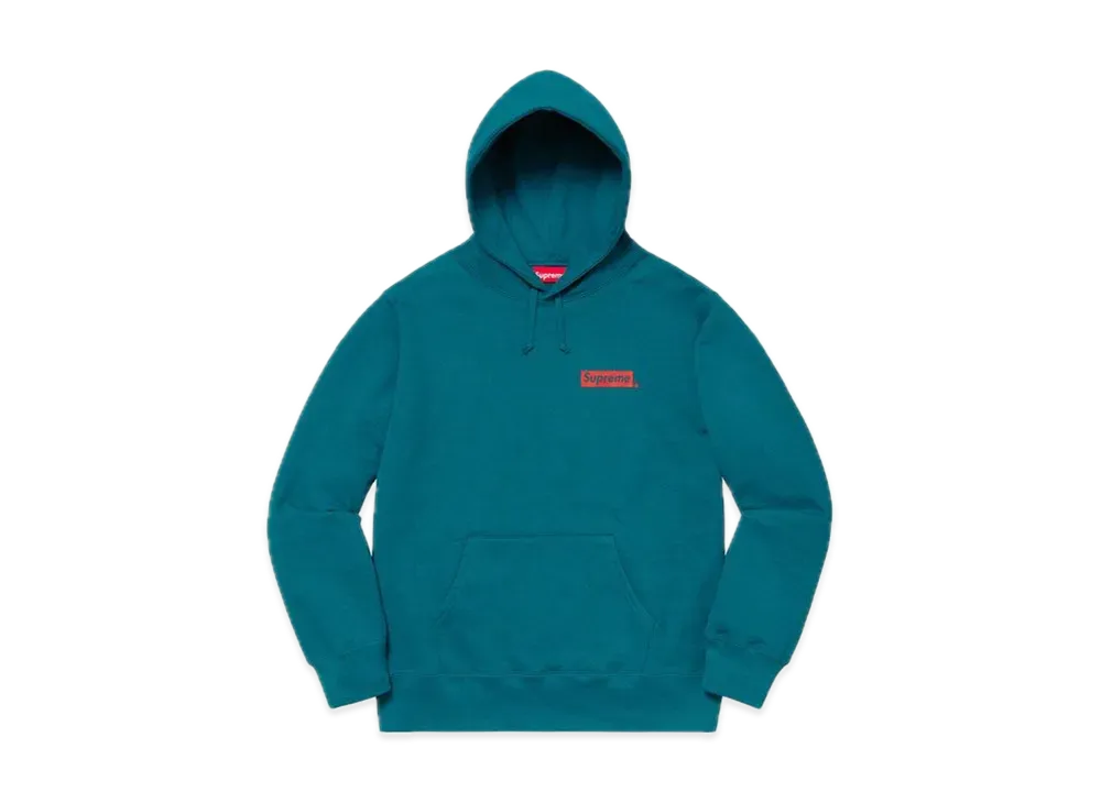Supreme Stop Crying Hooded Sweatshirt "Marine Blue"