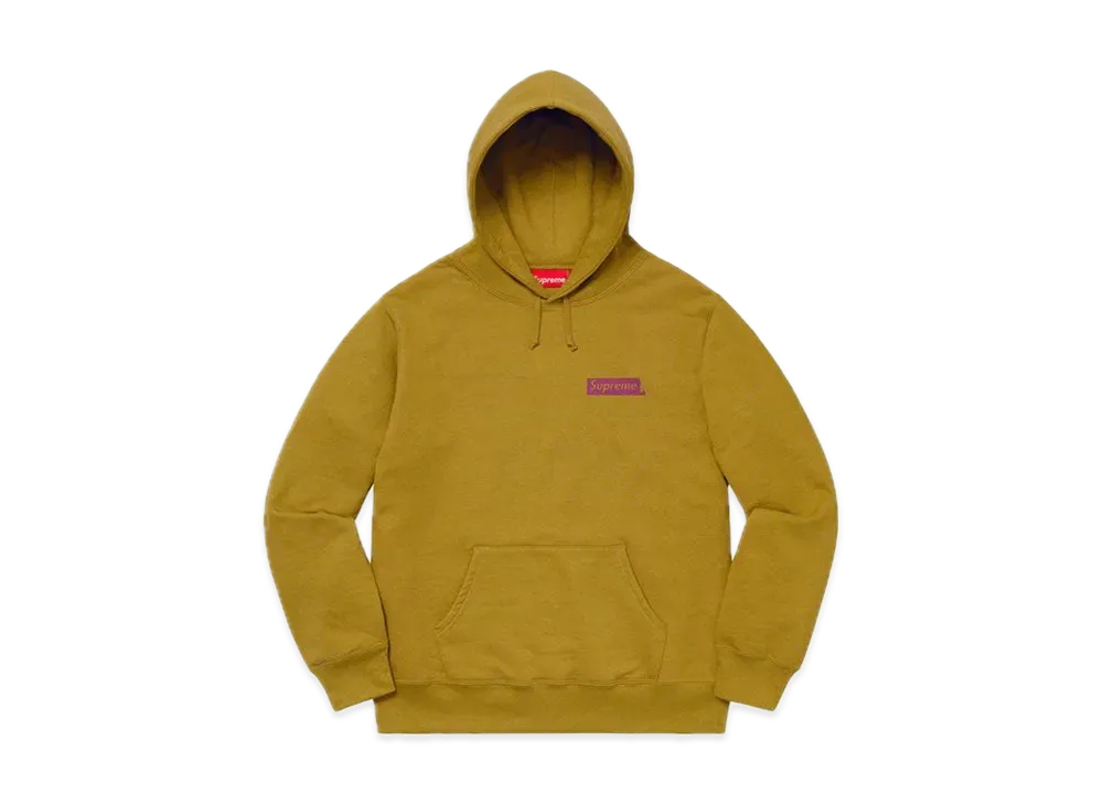 シュプリーム ストップ クライイング フーディー スウェットシャツ "ダーク マスタード"