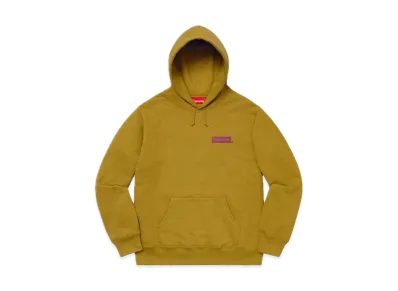 Supreme Stop Crying Hooded Sweatshirt "Dark Mustard"