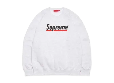 Supreme Underline Crewneck "Grey"