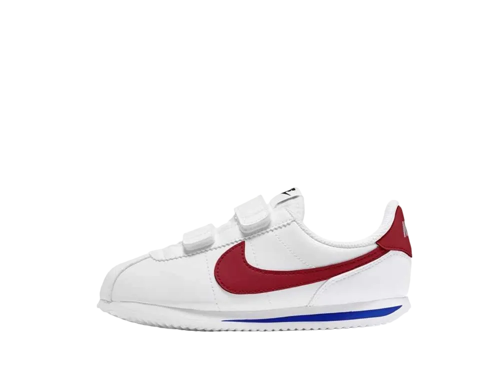 ナイキ PS コルテッツ ベーシック SL "ホワイト/バーシティーレッド"(キッズ)