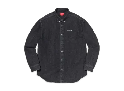 Supreme Classic Logo Denim Shirt "Black"