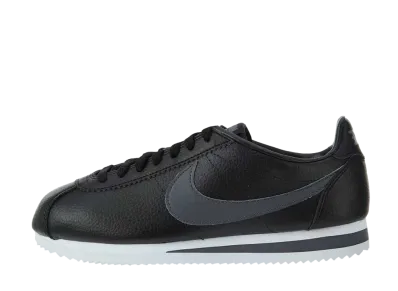 Nike Classic Cortez Leather "Black/Dark Grey-White"