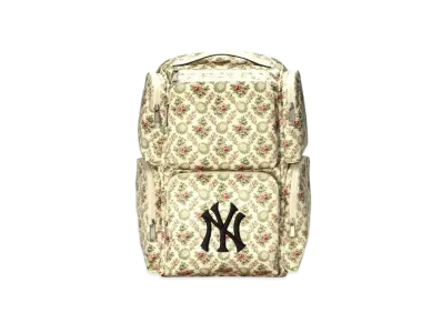 GUCCI × NY Yankees Floral Large Backpack