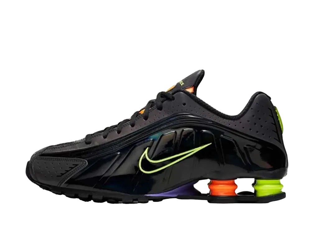 Nike Shox R4 "Gel Black/Neon"