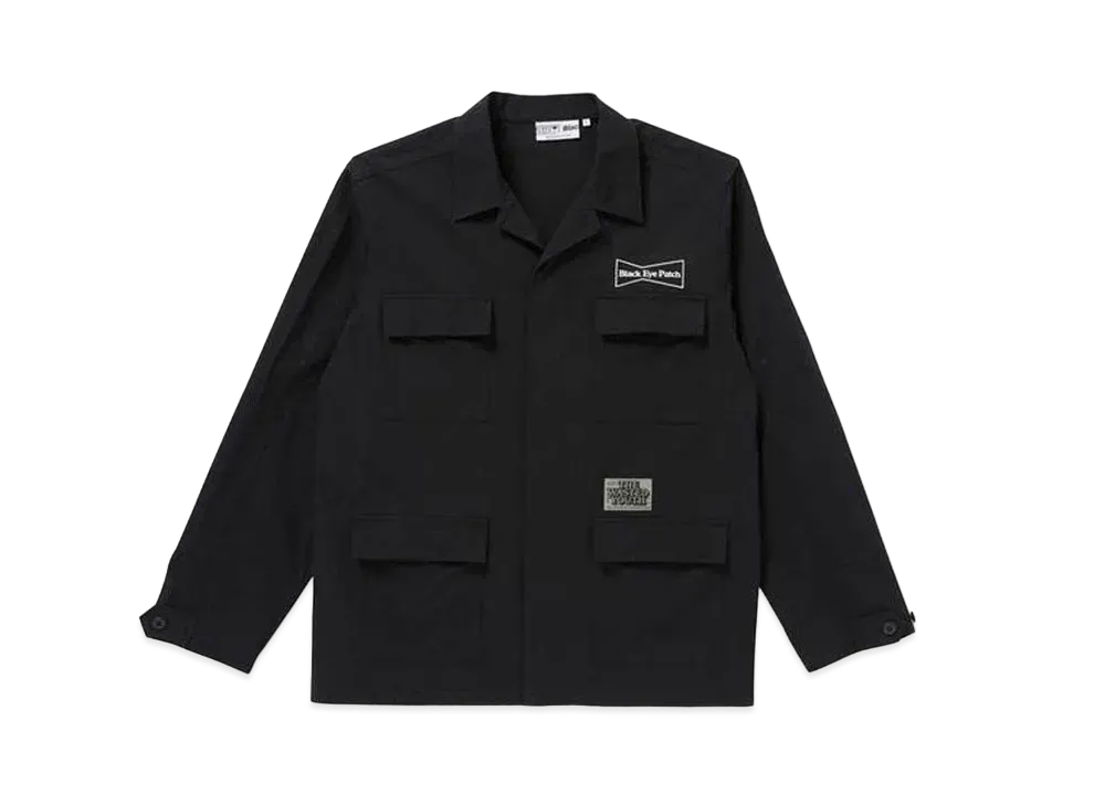 BlackEyePatch x Wasted Youth BDU JACKET "Black" / VERDY