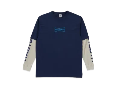 BlackEyePatch x Wasted Youth LAYERED L/S TEE "Navy" / VERDY
