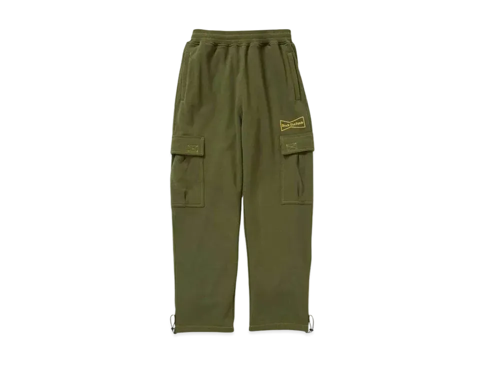 BlackEyePatch x Wasted Youth SWEAT CARGO PANTS "Olive" / VERDY