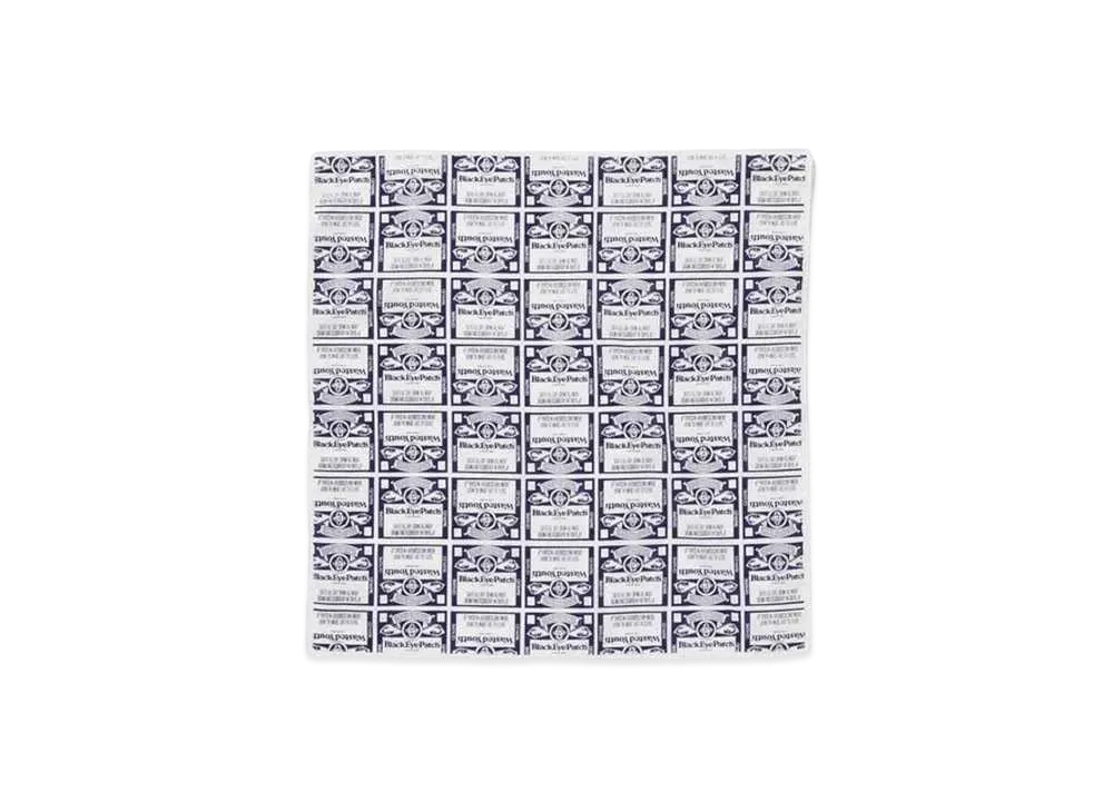 BlackEyePatch x Wasted Youth BANDANA "White/Navy" / VERDY