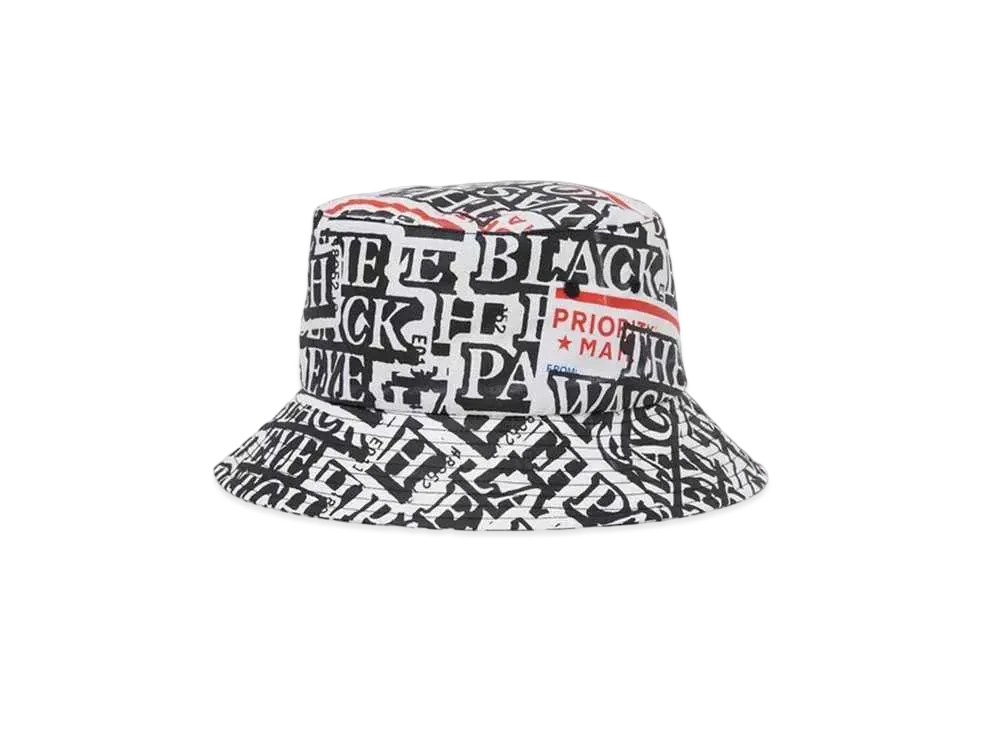 BlackEyePatch x Wasted Youth STICKER COVERED BUCKET HAT "Multi" / VERDY