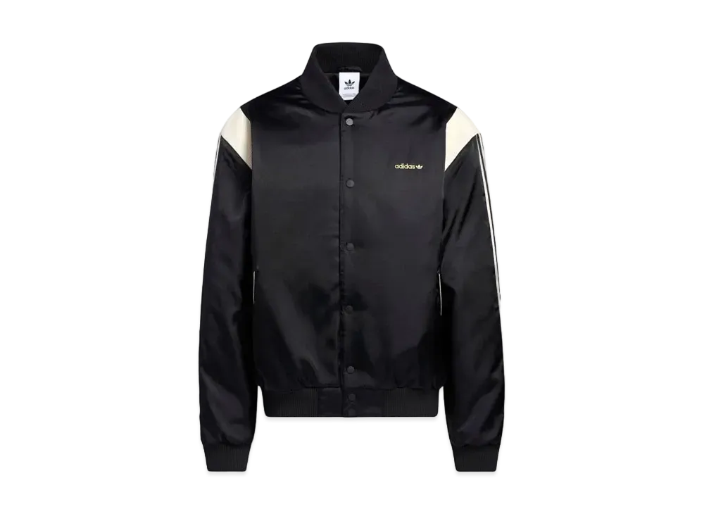 ADIDAS SPRT SATIN JACKET "Black/Wonder White"