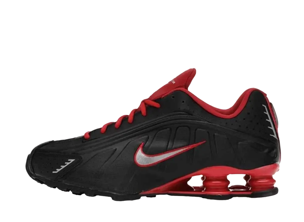 Nike Shox R4 "Black Metallic Silver Red"