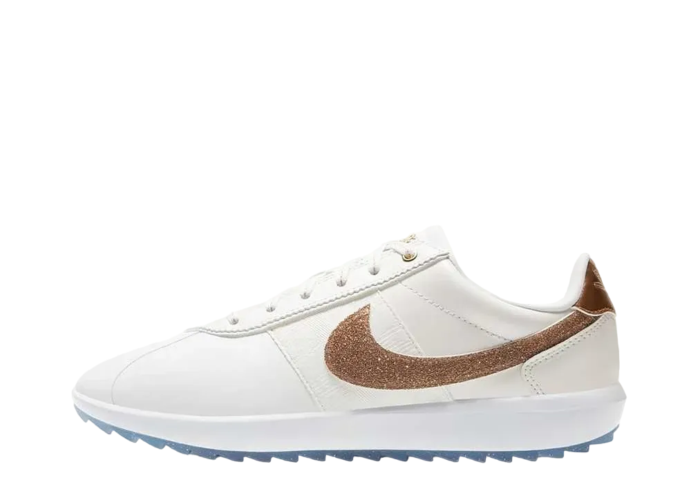 Swarovski × Nike Women's Cortez G "White Metallic Gold"