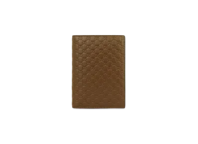 GUCCI Micro Guccissima Wallet "Brown"