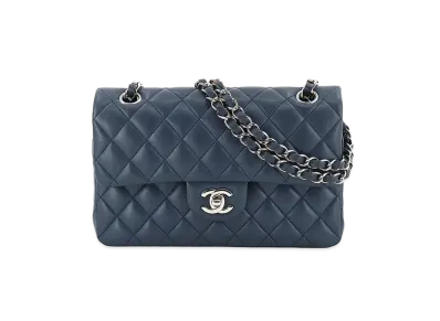 CHANEL Matelasse 23 Chain Shoulder Bag Leather "Navy"
