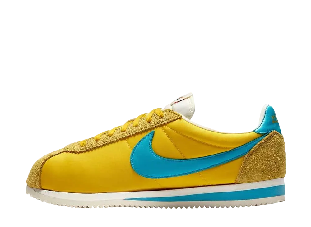 Kenny Moore × Nike Classic Cortez Marathon Record "Tour Yellow/Chlorine Blue-Sail"