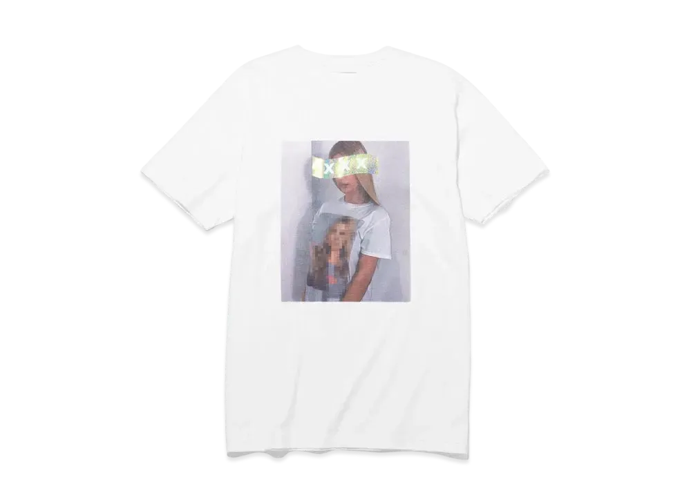 GOD SELECTION XXX 8TH ANNIVERSARY PRINT T-SHIRT "White"