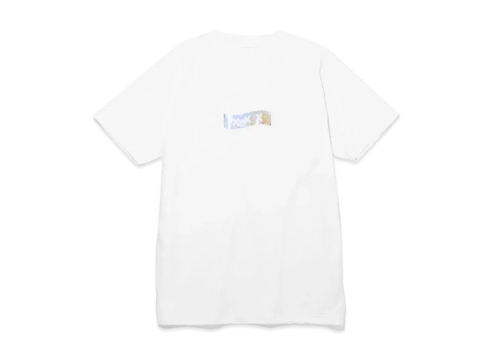GOD SELECTION XXX 8TH ANNIVERSARY LOGO PRINT T-SHIRT "White"