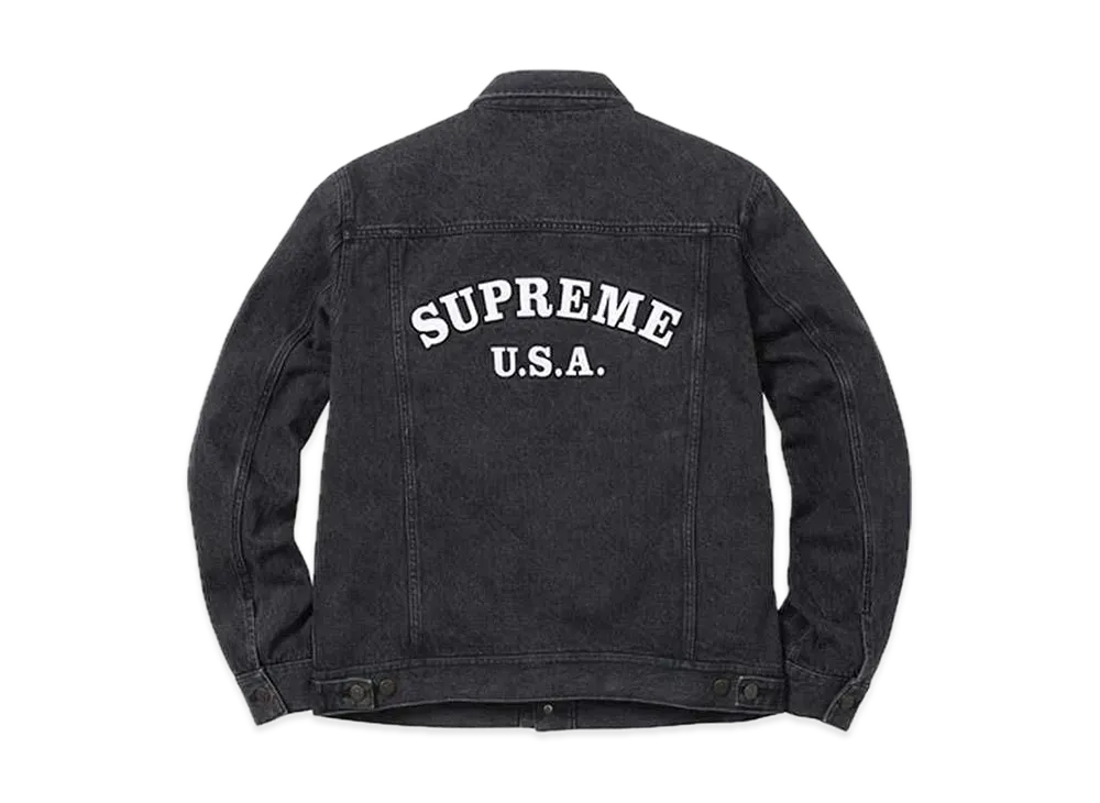 Supreme Denim Trucker Jacket "Black"