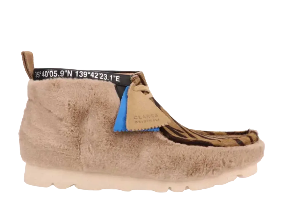 atmos × Clarks Wallabee "Maple Tiger PRT"