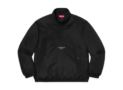 Supreme Track Half Zip Pullover "Black"