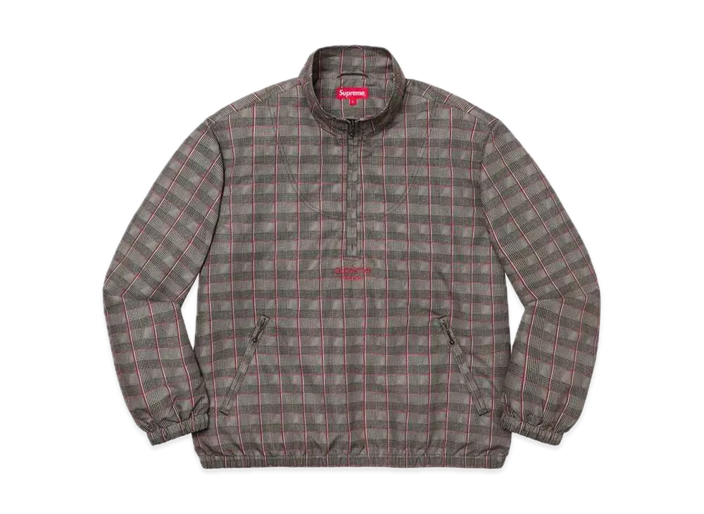 シュプリーム トラック ハーフ ジップ プルオーバー "タン"