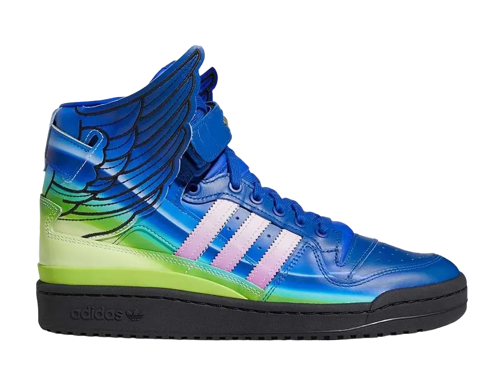 Jeremy Scott × adidas Forum Wings 4.0 "Gradation/Green/Blue"