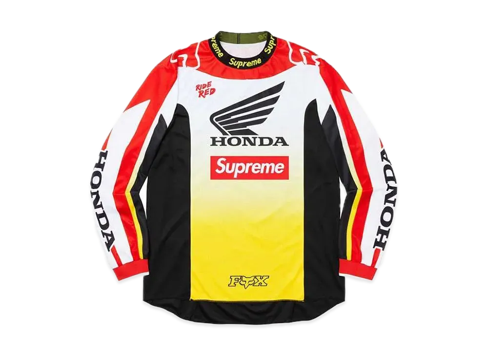 Supreme / Honda®/ Fox® Racing Moto Jersey Top "Red"