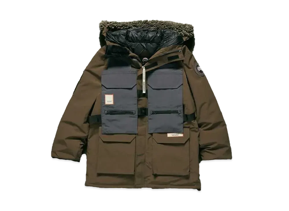 CANADA GOOSE X NBA X SALEHE BEMBURY EXPEDITION PARKA "Military Green"