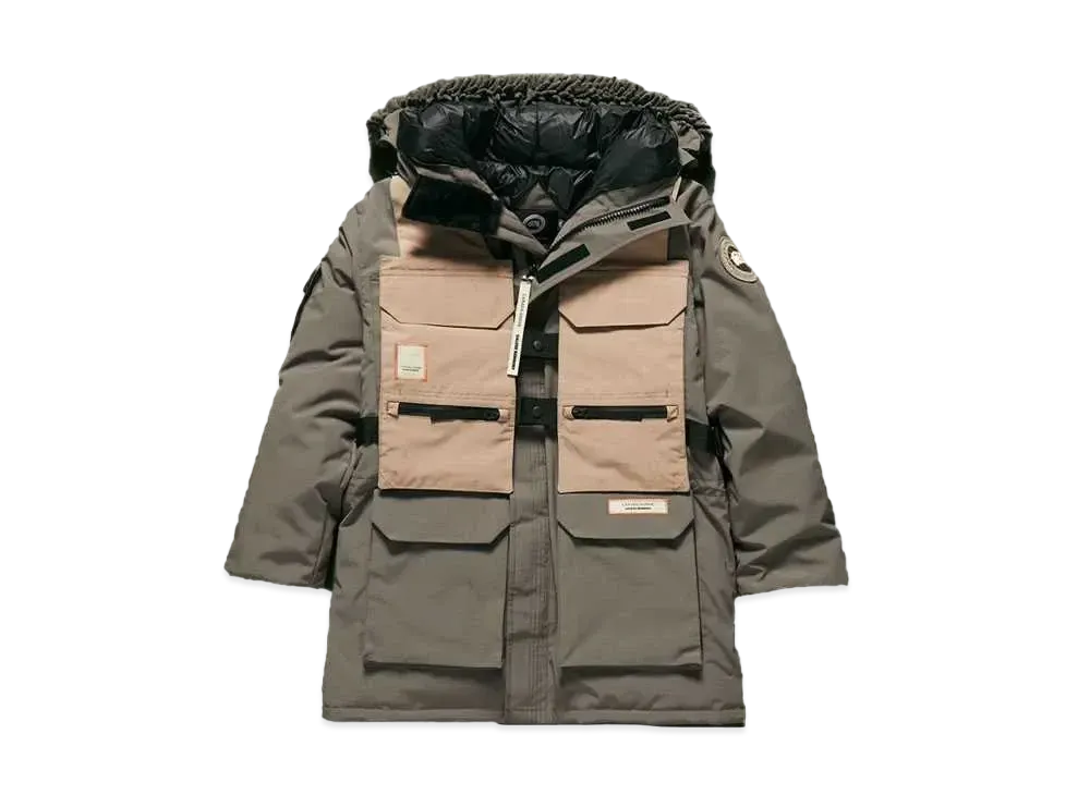 CANADA GOOSE X NBA X SALEHE BEMBURY EXPEDITION PARKA "Coastal Grey"