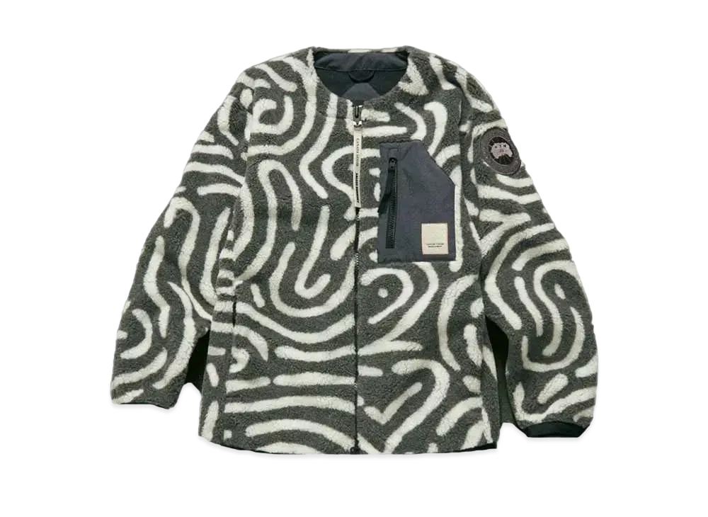 CANADA GOOSE X NBA X SALEHE BEMBURY KELOWNA BOREAL FLEECE "Northwood Khaki"