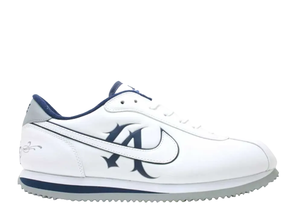 Mr. Cartoon × Nike Cortez Basic "White-Midnight Navy-Silver"