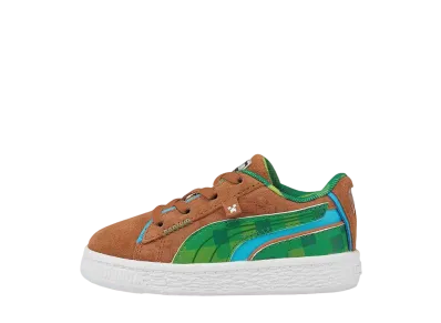 Minecraft × Puma PS AC Suede "Friar Brown/Fern Green"