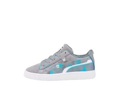 Minecraft × Puma PS AC Suede "Gray Violet/Blue Atoll"
