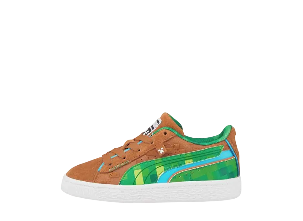 Minecraft × Puma PS AC Suede "Friar Brown/Fern Green"