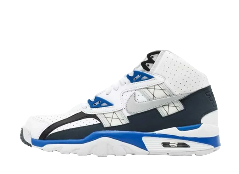 ナイキ エア トレーナー SC ハイ "ホワイト メタリック プラチナム ハイパー コバルト"