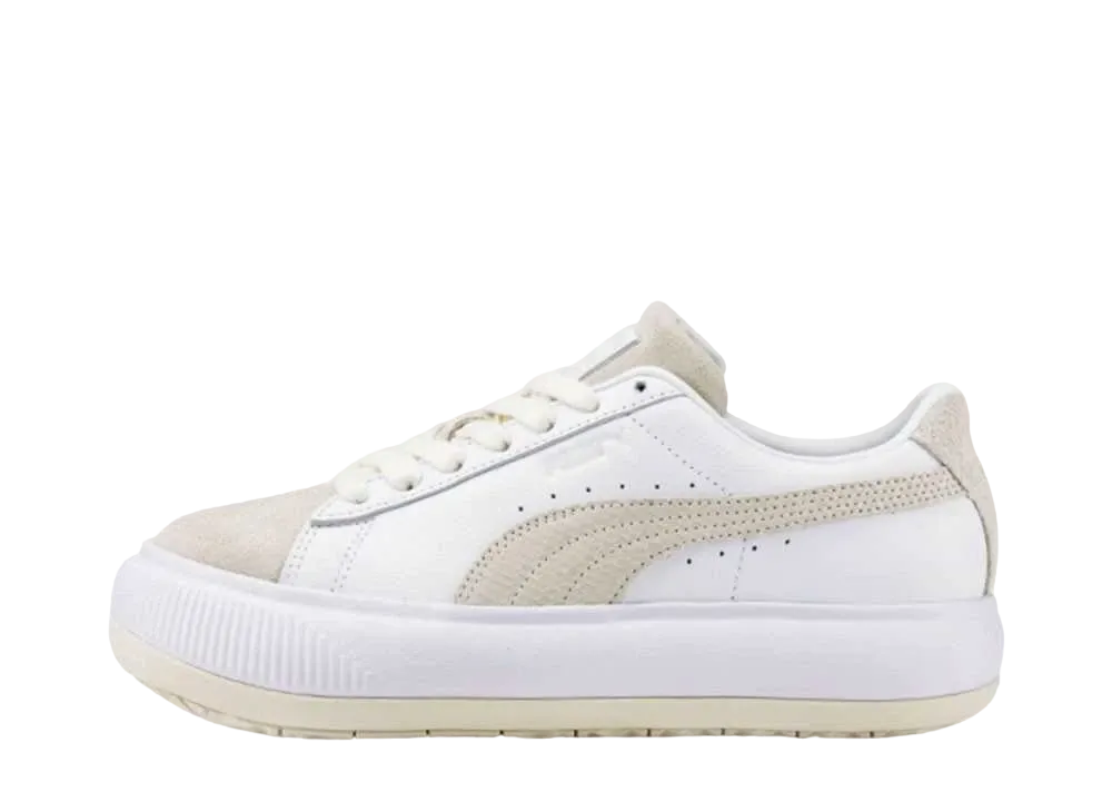 プーマ ウィメンズ スウェード マユ PRM "ホワイト/ベージュ"