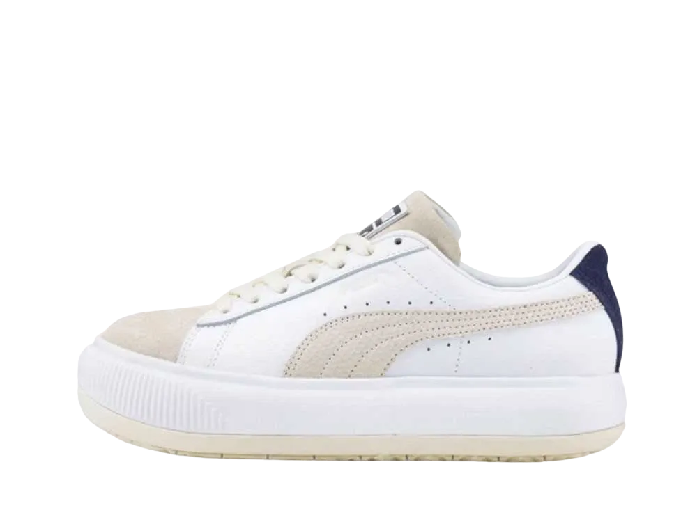 Puma Women's Suede Mayu PRM "White/beige/Navy"