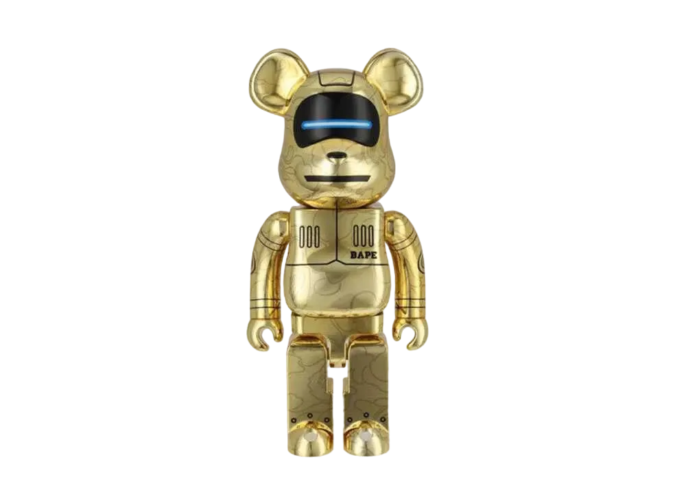 Bearbrick SORAYAMA × BABY MILO(R) 1000% GOLD