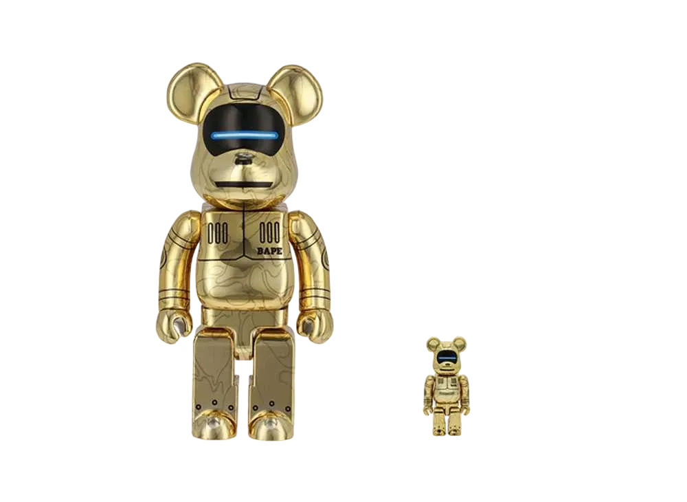 Bearbrick SORAYAMA × BABY MILO(R) 100% & 400% GOLD