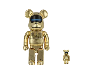 Bearbrick SORAYAMA × BABY MILO(R) 100% & 400% GOLD