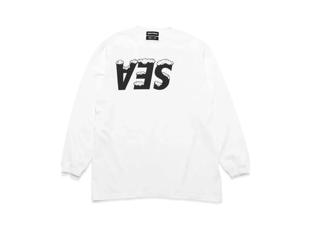 GOD SELECTION XXX x WIND AND SEA LONG SLEEVE T-SHIRT GX-A22-WSLT-01 "White"