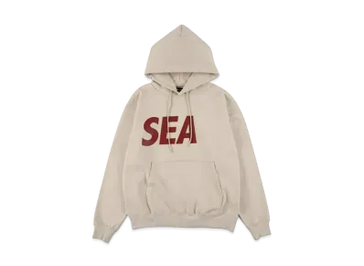 WIND AND SEA SEA Hoodie "Taupe-Bordeaux"